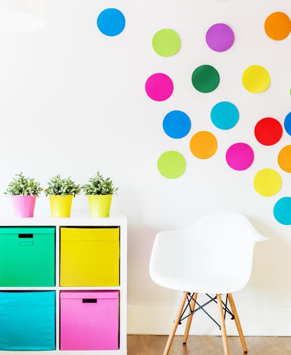 Chambre d'enfant colorée